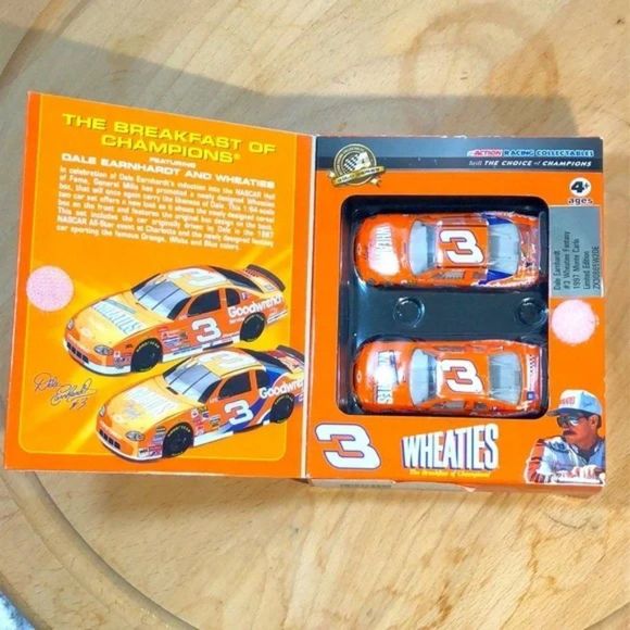 NASCAR Limited Edition Dale Earnhardt #3 Wheaties 2 Car Box Set - Picture 1 of 8